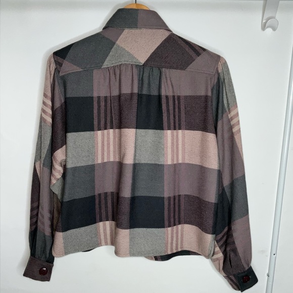 Don Sayres Mable Danahi Womans Jacket 10 Cropped Blazer 100% Wool - Picture 2 of 10